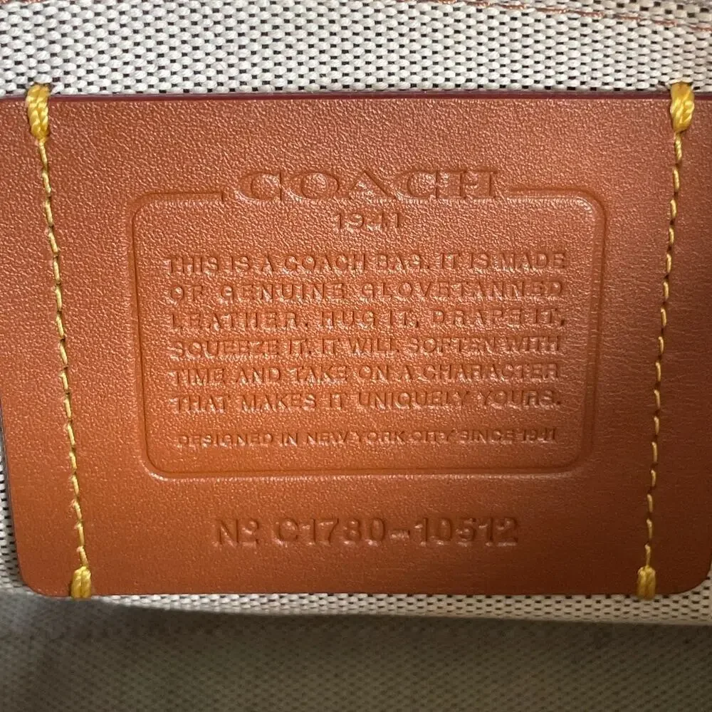 Coach 1941 Limited Edition Rogue 25 Tea Rose Satchel 10512, COA, Blue Multi - Picture 3 of 13